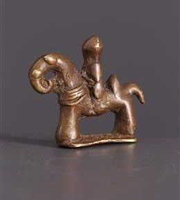 Bronze sao africain yoruba silee
